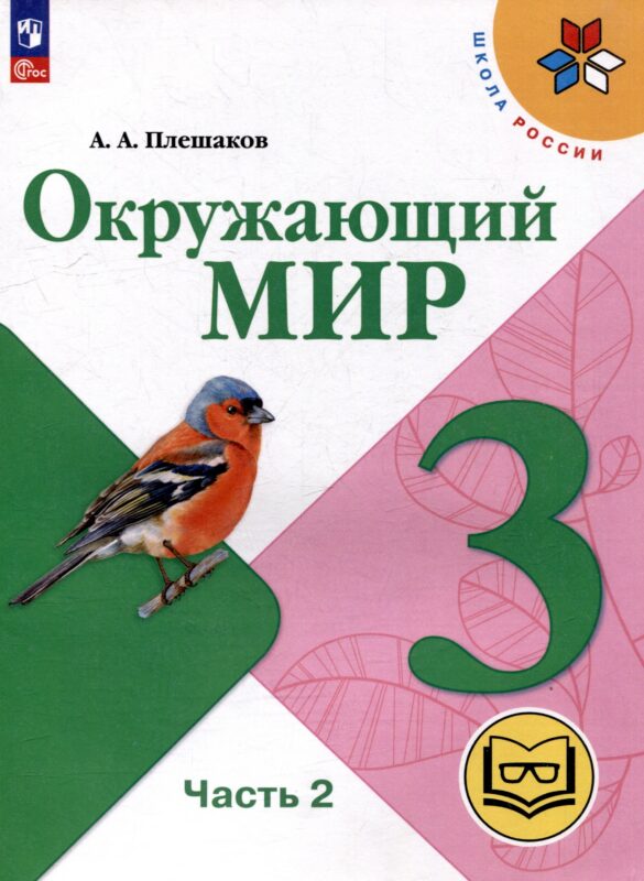 Окружающий мир. 3 класс. Учебное пособие. В 4 частях. Часть 2 (для слабовидящих обучающихся)