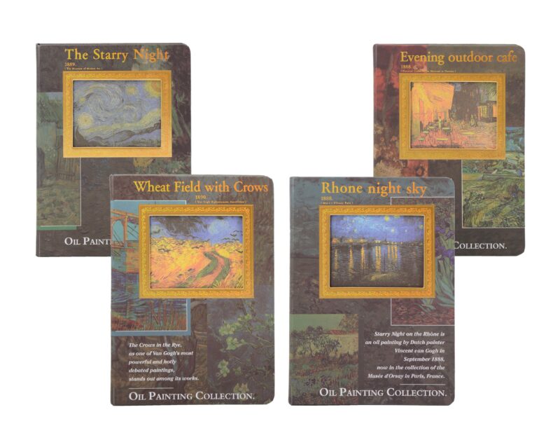 Книга для записей А5 96л кл. "Art galery" 7БЦ, вырубное окно, ассорти