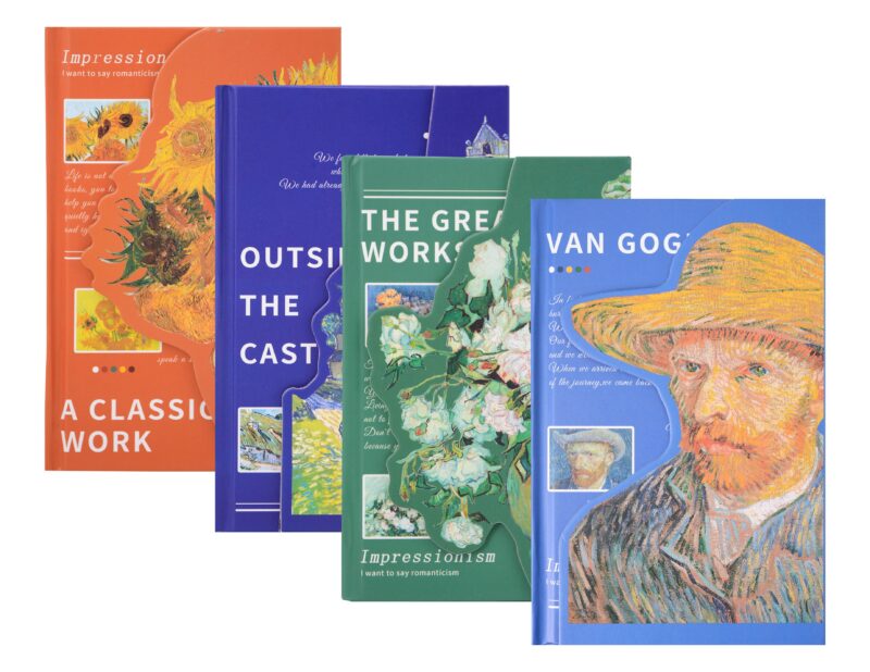 Записная книжка А6 80 листов в клетку "Художники", в ассортименте