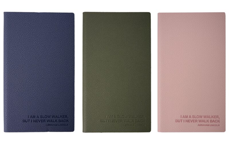 Записная книжка А6 80л кл. "Slow walker" PU обл., ляссе, ассорти, Yoi