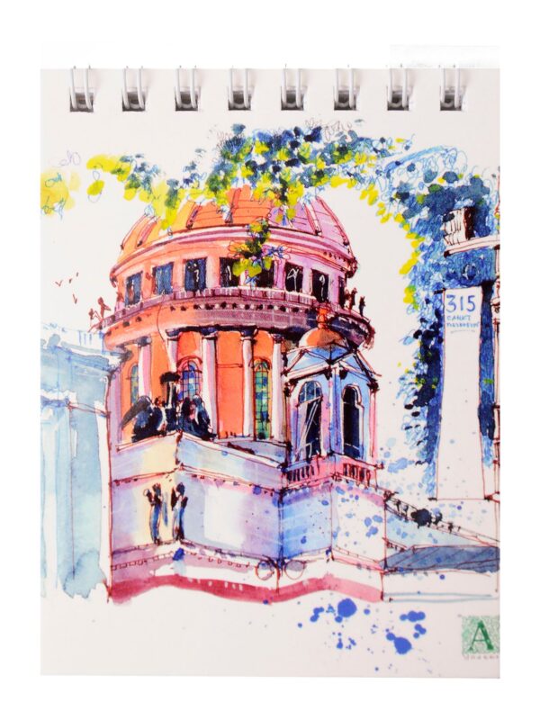 Блокнот А6 60л СПб "Акварельный Питер" спираль