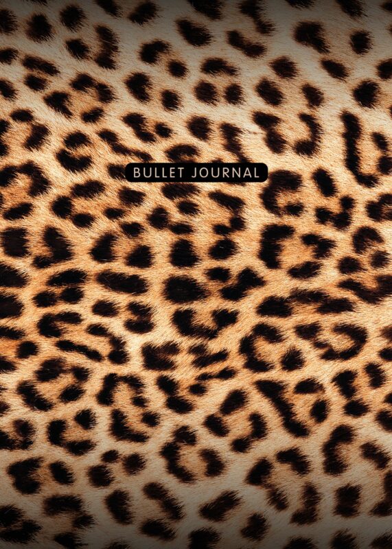Книга для записей А4 60л тчк. "Bullet Journal (леопард)" спираль