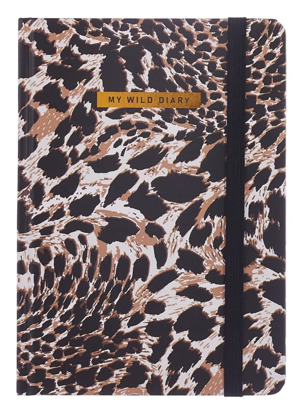 Ежедневник недат. А5 128л "Leopard" тв.обложка, тиснение фольгой