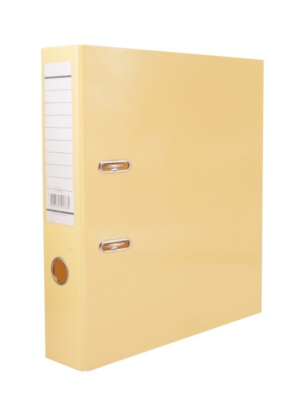 Папка архивная 70мм А4 "NEWtone Pastel" лунный камень, лам.картон