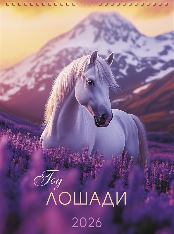 Календарь 2026г А3 "Год лошади" настенный, на спирали