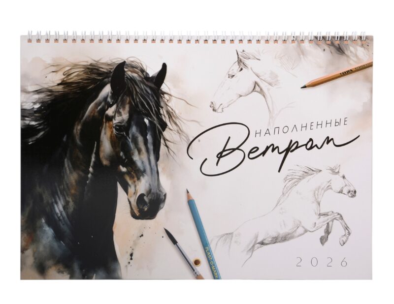 Календарь 2026г 240*340 "Наполненные ветром" настенный, на спирали