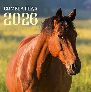Календарь 2026г 320*320 "Символ года. 1" настенный, на спирали