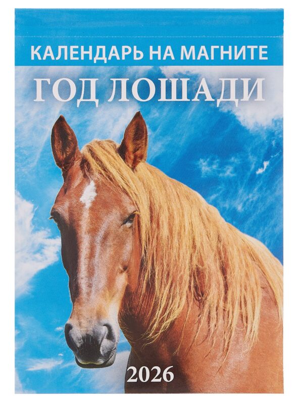 Календарь 2026г 96*135 "Год Лошади. Вид 2" на магните