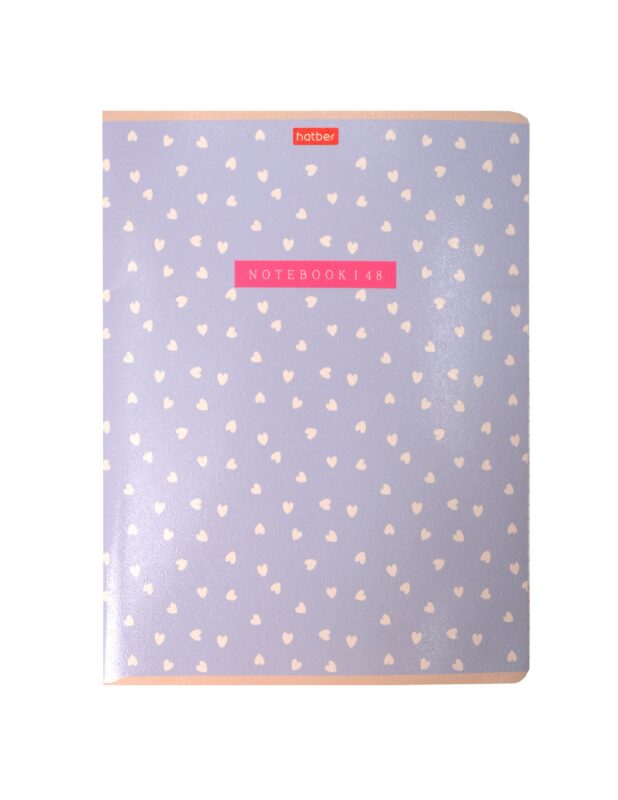 Тетрадь 48л кл. "LOVE IS..." мел.картон, ассорти