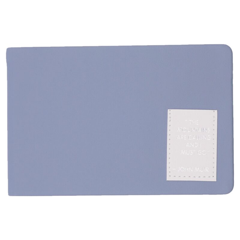 Еженедельник недат. 64л 160х105 "NUANCES" дымка, 7Б, иск.кожа, тв.переплет, тонир.блок, нашивка с тисн.фольгой, скругл.углы, ляссе, инд.уп