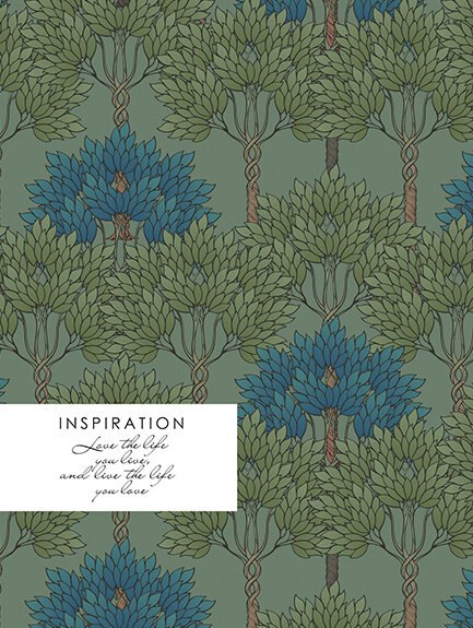 Ежедневник недат. А6 128л "МЕЧТЫ. Безмятежность" интегр.переплет, ламинация Soft Touch, печ.1кр, офсет