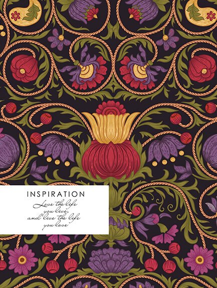 Ежедневник недат. А6 128л "МЕЧТЫ. Восторг" интегр.переплет, ламинация Soft Touch, печ.1кр, офсет