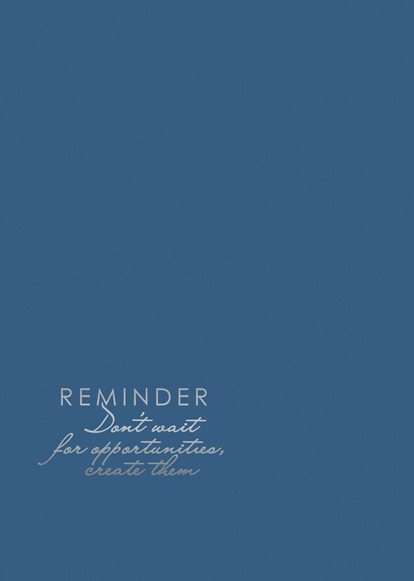 Еженедельник недат. А5 48л "MEMORY. Моменты" синий, мат. лам, скругл. углы, тисн. фольгой, запечатанный оборот, скоба, офсет