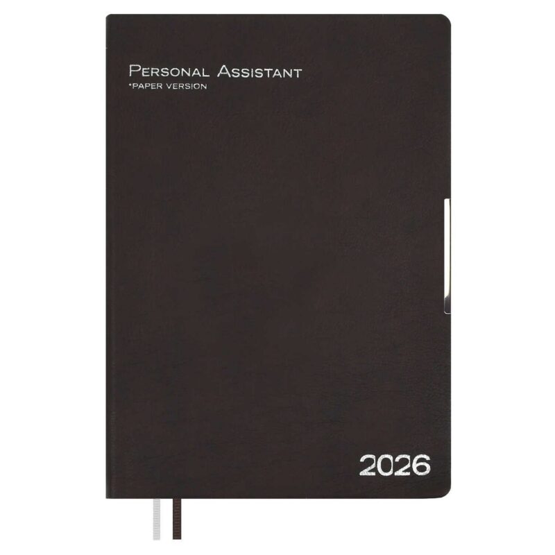 Ежедневник датированный 2026 год, А4, 120 листов, "Шеврет глосс", коричневый, Escalada