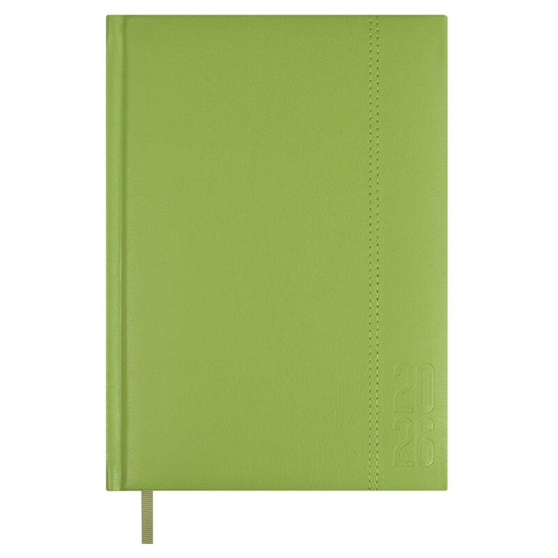 Ежедневник датированный 2026 год, А5, 176 листов, "Наппа", салатовый