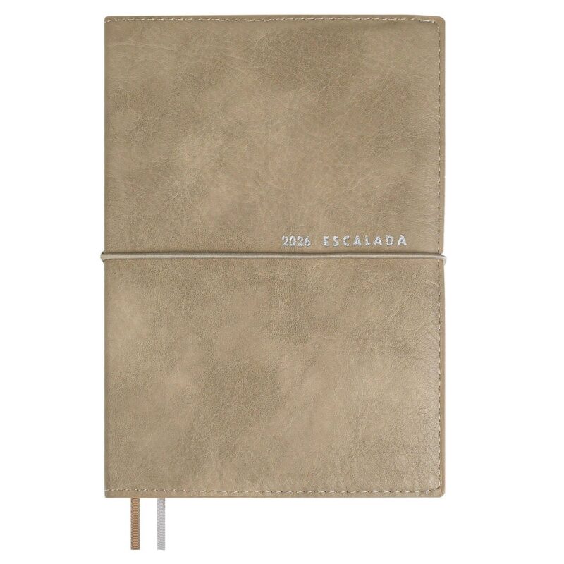 Ежедневник датированный 2026 год, А6+, 128 листов, "Шеврет", бежевый