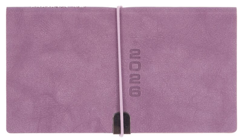 Планинг датированный 2026 год, 64 листа, 175х95 мм "Тиволи глосс", сиреневый, кожзам
