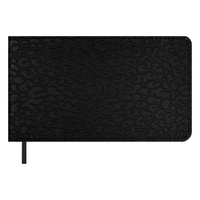 Еженедельник датированный 2026 год, 64 листа, 150x87 мм "Виннер", черный