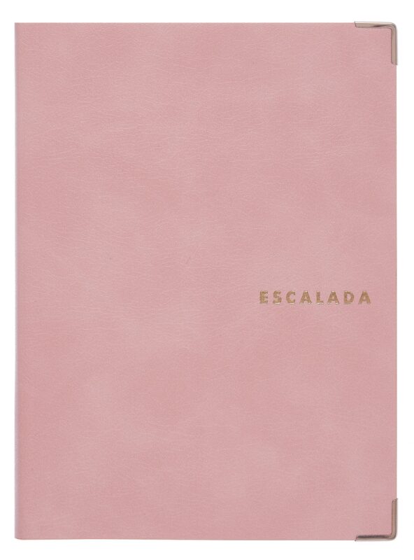 Ежедневник недат. А6+ 160л "Анро" розовый, кожзам, интегр.переплет, тисн.фольгой, металл.уголки, закругл.углы, офсет, справ.мат-лы, ляссе, инд.уп