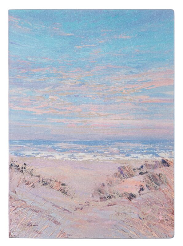 Ежедневник недат. А6+ 126x174 мм 120л "Наппа. Кравчук, берег" кожзам, мягк.переплет, тисн.фольгой, закругл.углы, офсет, справ.мат-лы, ляссе, инд.уп