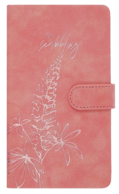 Ежедневник недат. А6+ 120л 110x190 "Тиволи" розовый, кожзам, тв.переплет, тисн.фольгой, магнит.клапан, офсет, загругл.углы, справ.мат-лшы, ляссе, инд.уп