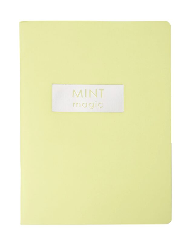Тетрадь 48л кл. "Mint magic" мел.картон, печ.пантон, ламинация soft touch