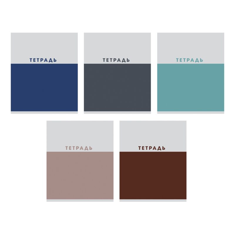 Тетрадь 80л кл. "Двухцветная" скрепка, мелов.картон, поля, офсет, ассорти