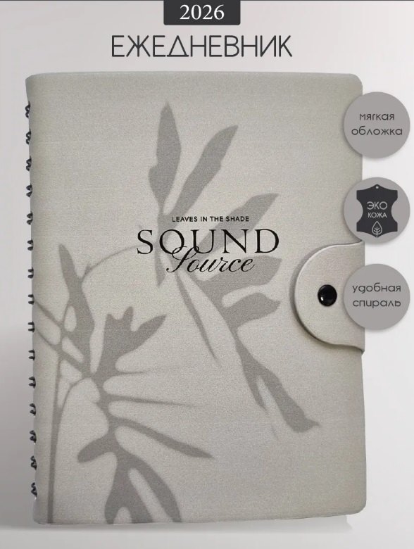 Ежедневник датированный 2026 год, А5, 160 листов, 140*200 "Shadow", серый