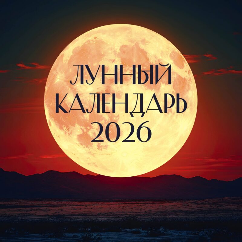 Календарь 2026г 300*300 "Лунный календарь" настенный, на скрепке