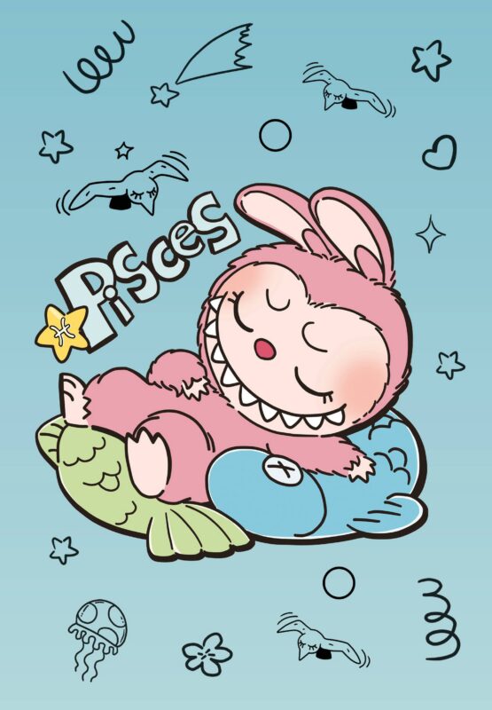 The Monsters. Астрологический блокнот Рыбы (Лабубу)