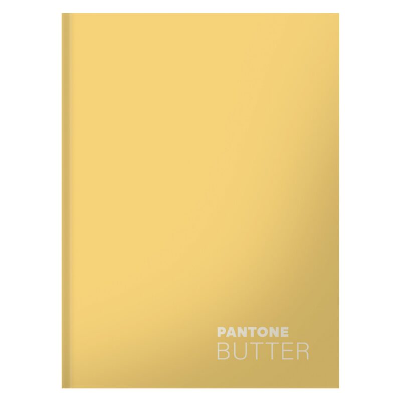Книга для записей А5+ 96л кл. "Butter" интеграл.перепл., матов.ламин., выб.лак.