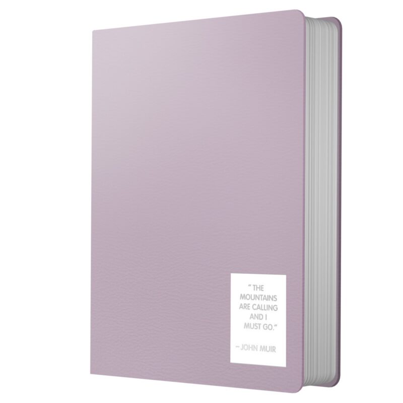 Записная книжка А6+ 136л кл. "NUANCES. Эустома" 7БЦ, иск.кожа, нашивка, скругл.углы, ляссе