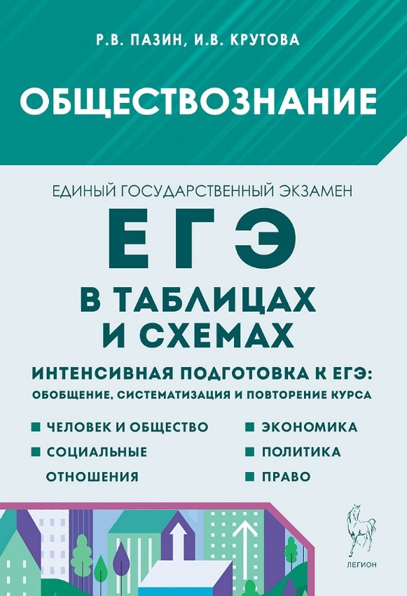 ЕГЭ в таблицах и схемах. Обществознание. 10-11 классы. Интенсивная подготовка к ЕГЭ: обобщение, систематизация и повторение курса. Справочное пособие