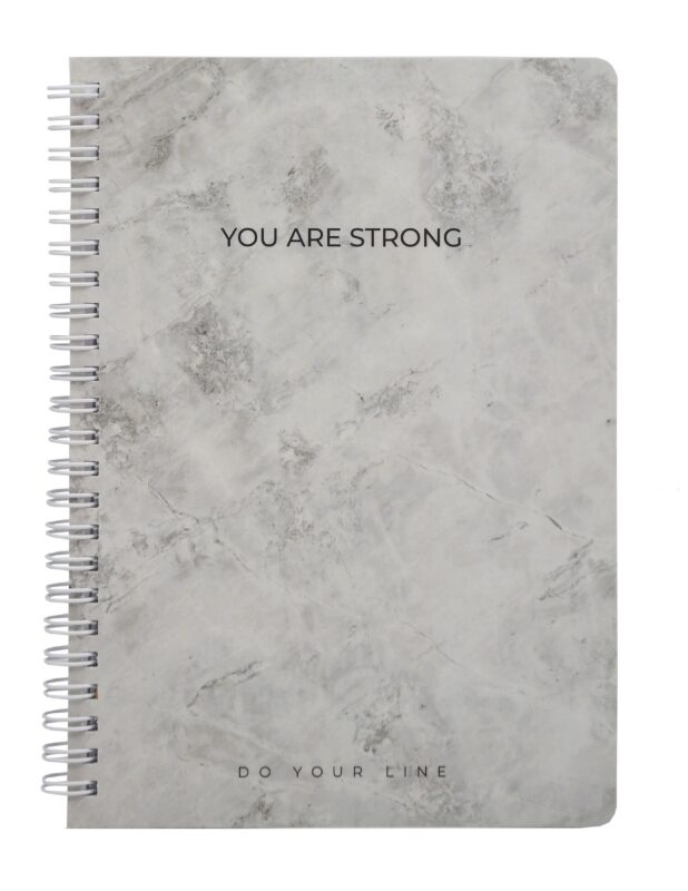 Книга для записей А5 166л "DoYourLine. Мрамор", точка, тв. обл