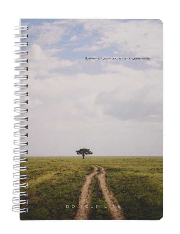 Еженедельник недат. А5 166л "DoYourLine. Путь" тв. обл., гребень