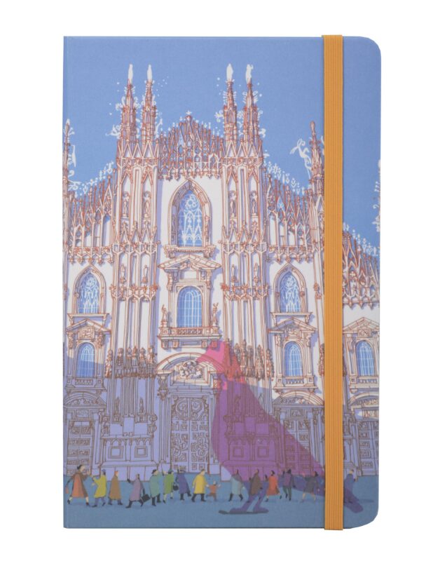 Книга для записей А5, 120 листов в линейку "Le I Am Milan Large", слоновая кость, жесткая обложка, Moleskine