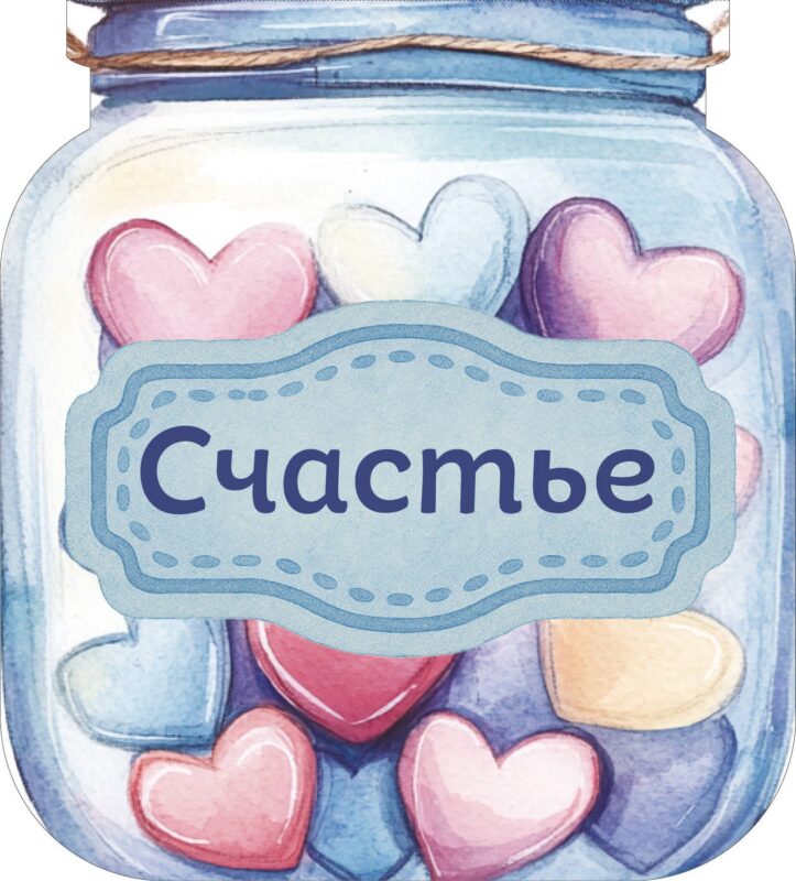 Записная книжка 145*155 64л "Банка счастья. Драже. Счастье в банке на каждый день"