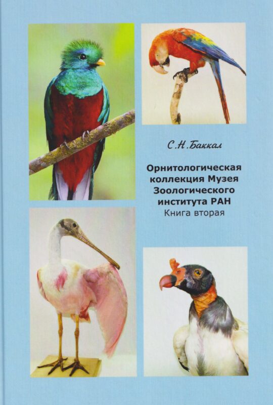 Орнитологическая коллекция Музея Зоологического института РАН. Книга вторая