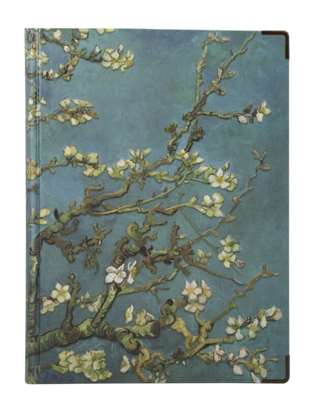 Книга для записей А5 82л нелин. "Ван Гог. Ветка миндаля" тверд.обл., 180г/м2