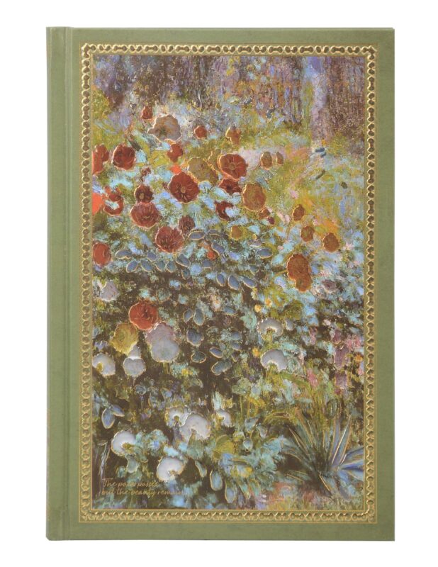 Книга для записей А5 "П.Ренуар. Сад на улице Корто" тверд.обл., тиснение