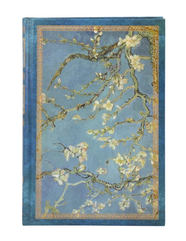 Книга для записей А5 "Ван Гог. Ветка миндаля" тверд.обл., тиснение