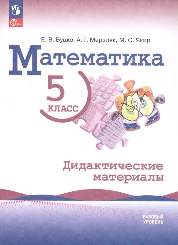 Математика. 5 класс. Дидактические материалы. Базовый уровень