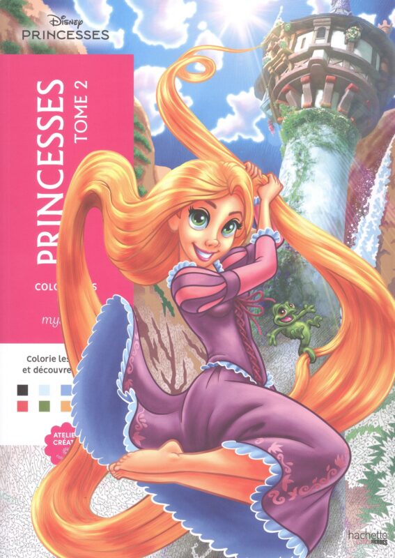 Coloriages mystères Disney - Princesses Tome 2