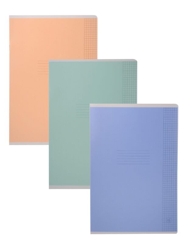 Тетрадь А4 48л кл. "Easy Cover" пласт.обл., ассорти