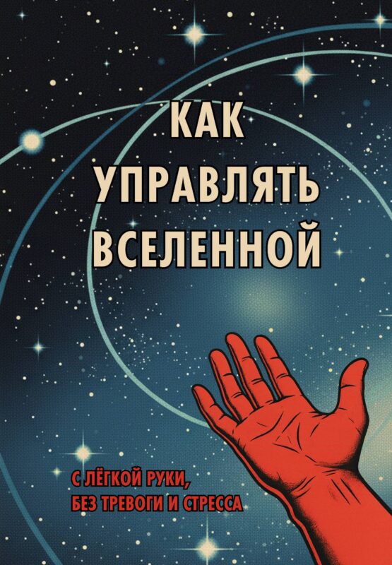 Книга для записи А5 64л "Как управлять Вселенной. С легкой руки, без тревоги и стресса"