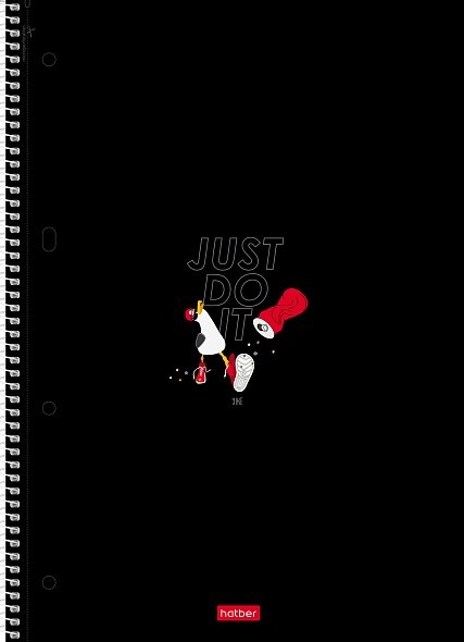 Тетрадь А4 120л кл. "Приключения чайки" 7БЦ, спираль, ламинация soft touch