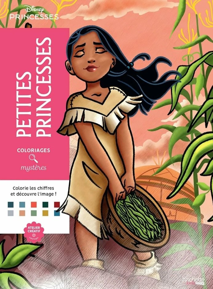 Coloriages mystères Disney - Petites princesses