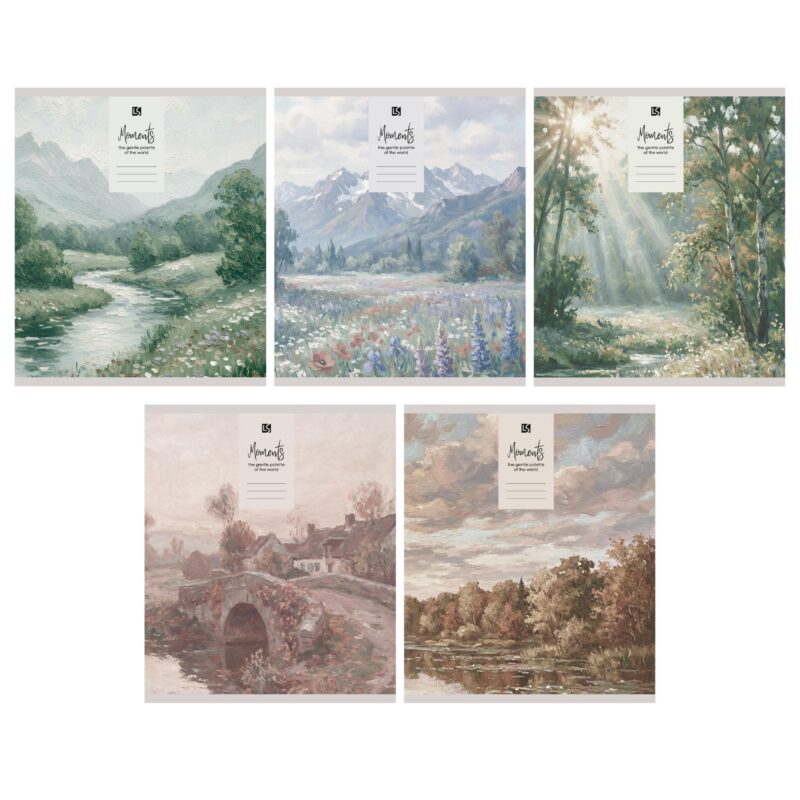 Тетрадь 48л кл. "Soft ART" пласт.обл., ассорти