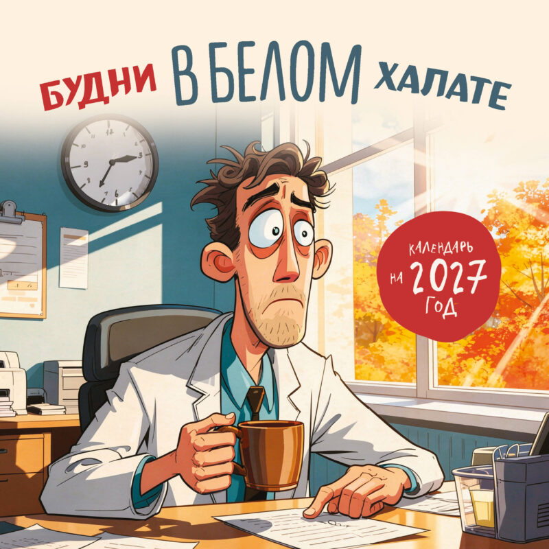 Будни в белом халате. Календарь настенный на 2027 год (300х300 мм)