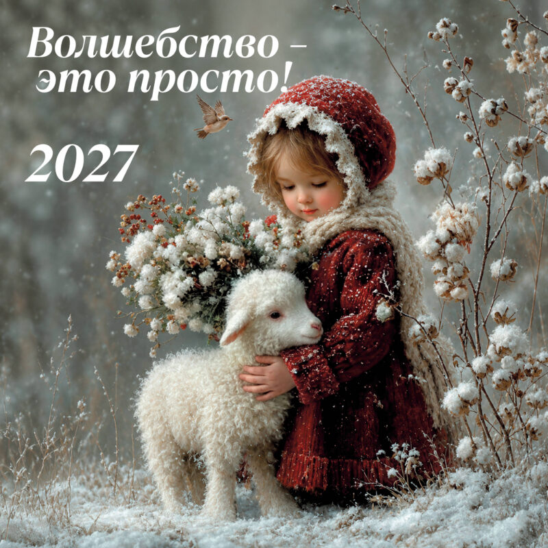 Волшебство - это просто! Календарь настенный на 2027 год (300х300)